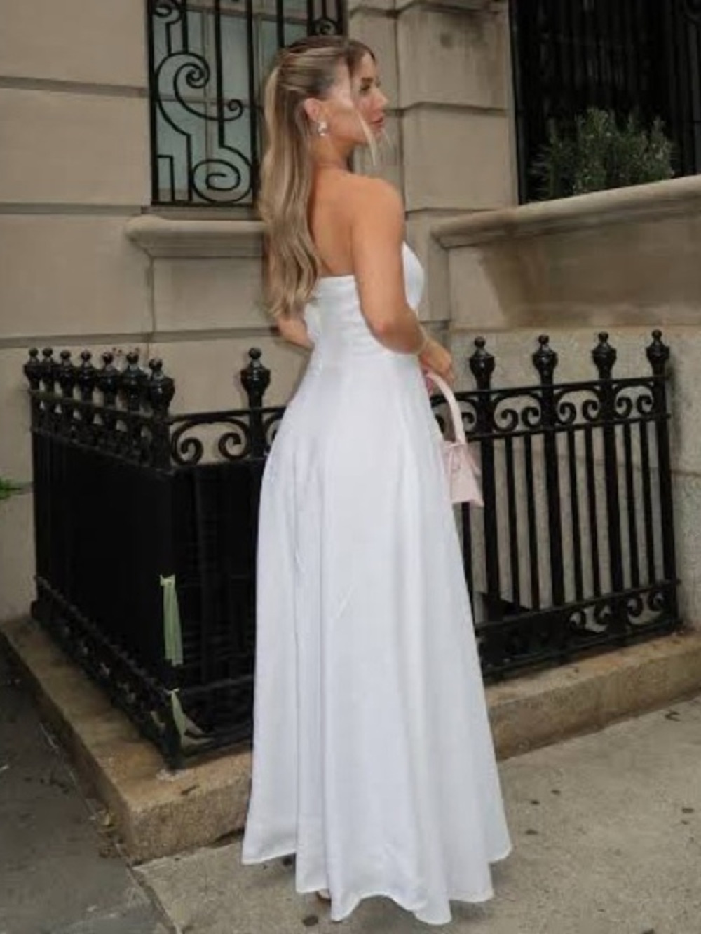 NEW Favorite Daughter The Favorite Linen Dress White - Picture 3 of 15